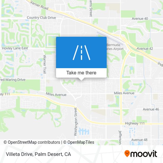Villeta Drive map