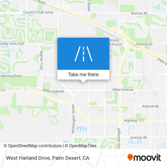 West Harland Drive map