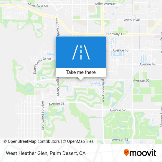 West Heather Glen map