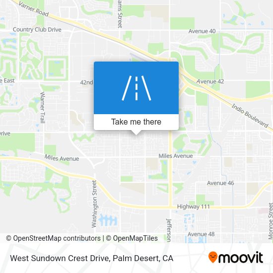 Mapa de West Sundown Crest Drive