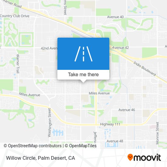 Willow Circle map