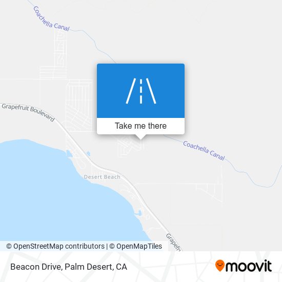 Beacon Drive map