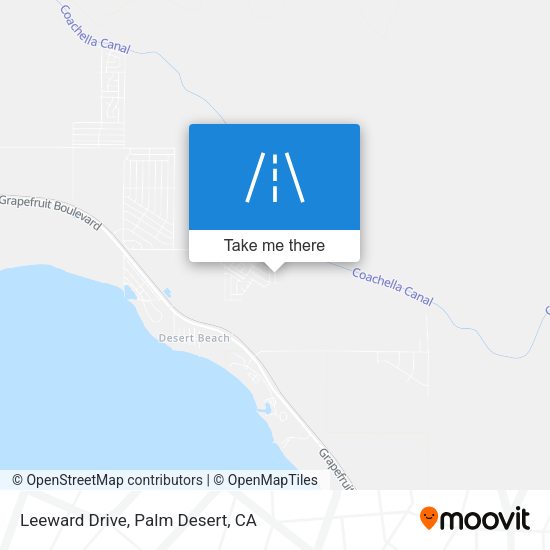 Leeward Drive map