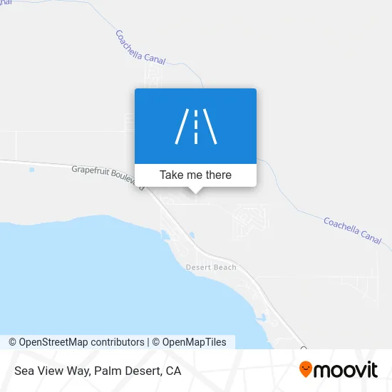 Sea View Way map