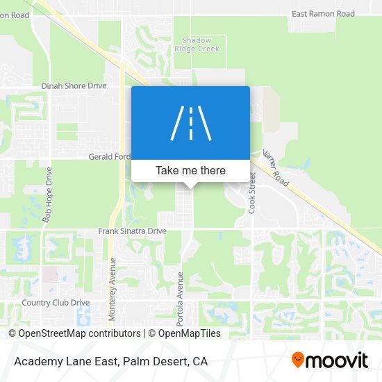 Academy Lane East map