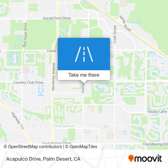 Acapulco Drive map