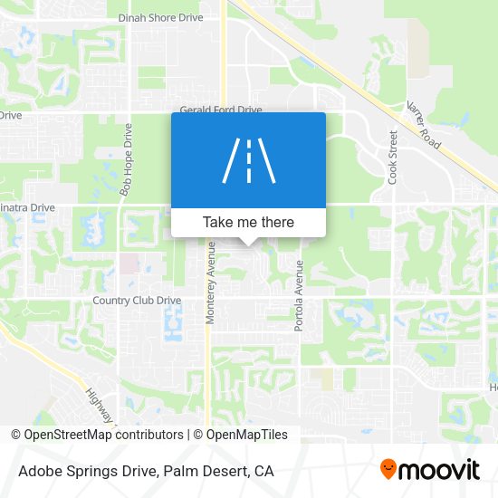 Adobe Springs Drive map