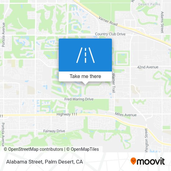 Alabama Street map