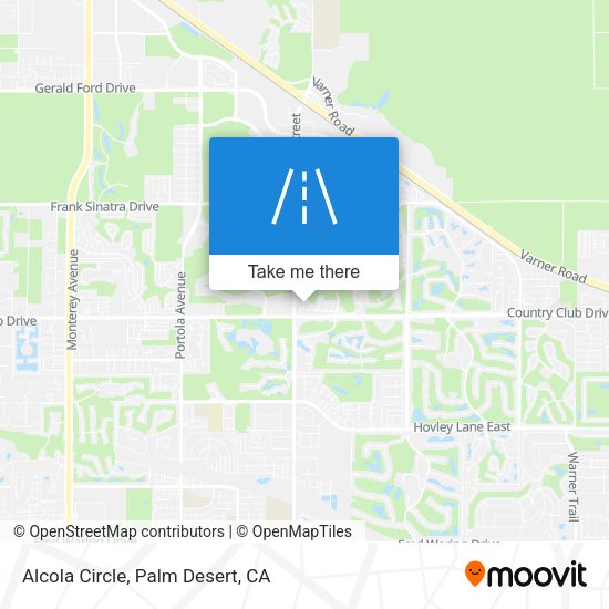 Alcola Circle map