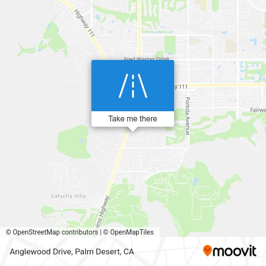 Anglewood Drive map