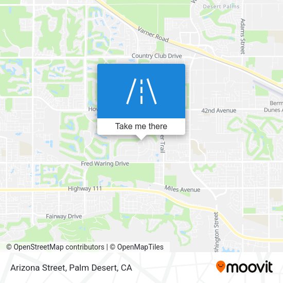 Arizona Street map