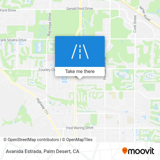 Avanida Estrada map
