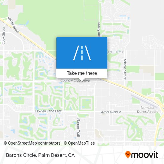 Barons Circle map