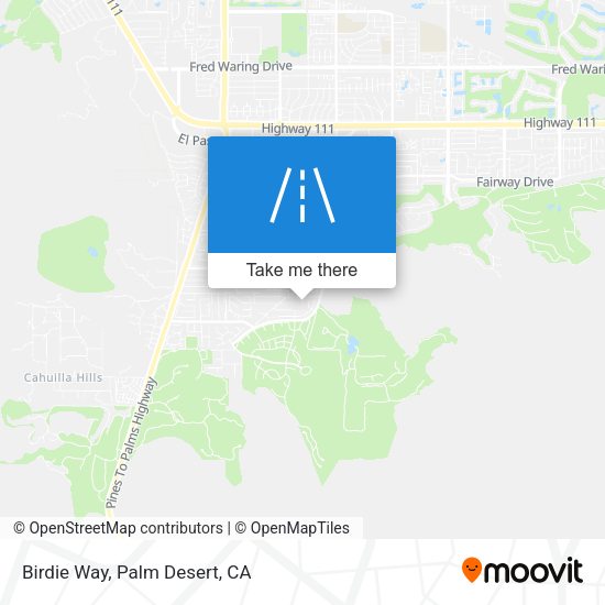 Mapa de Birdie Way