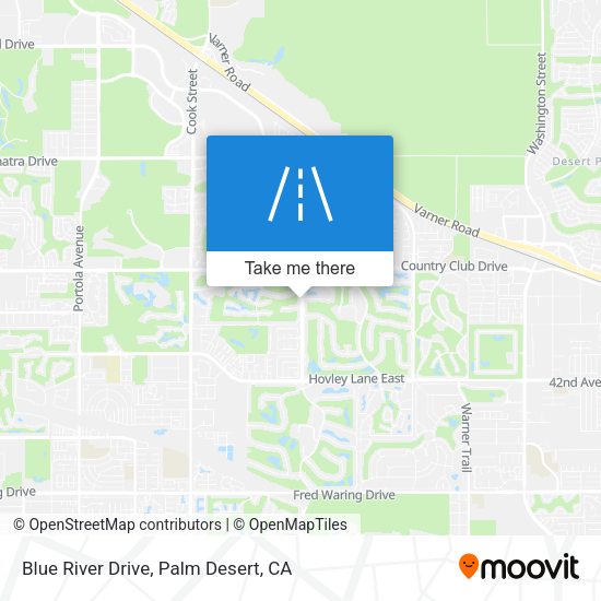 Blue River Drive map