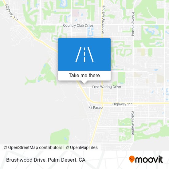 Brushwood Drive map