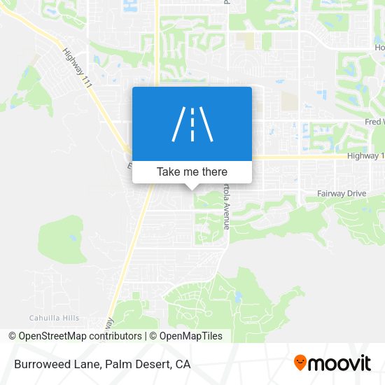 Mapa de Burroweed Lane