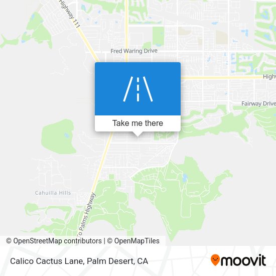 Mapa de Calico Cactus Lane