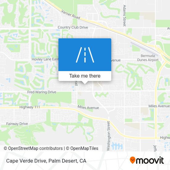 Cape Verde Drive map