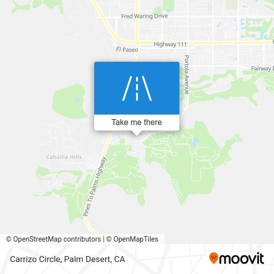 Mapa de Carrizo Circle