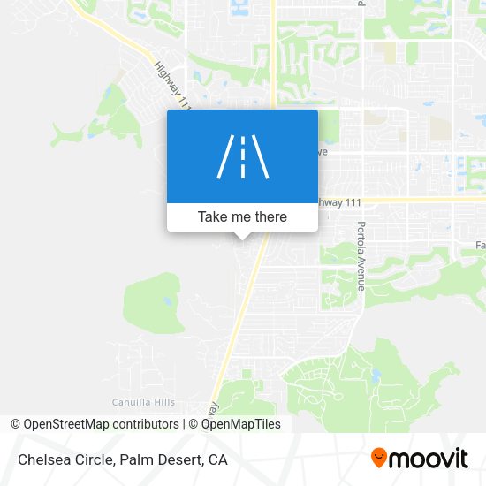 Mapa de Chelsea Circle