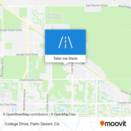 Mapa de College Drive