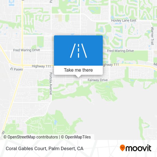 Mapa de Coral Gables Court