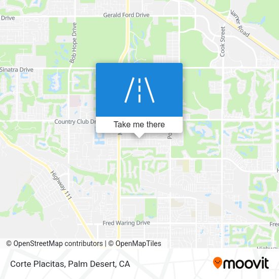 Corte Placitas map
