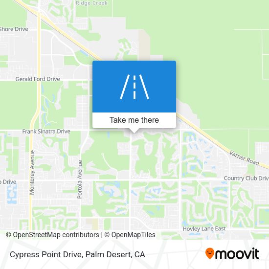 Cypress Point Drive map