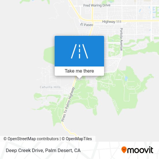 Deep Creek Drive map