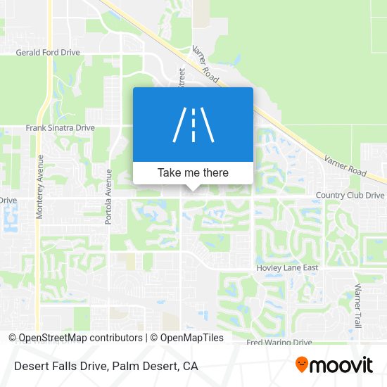 Desert Falls Drive map