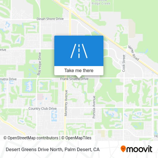 Mapa de Desert Greens Drive North