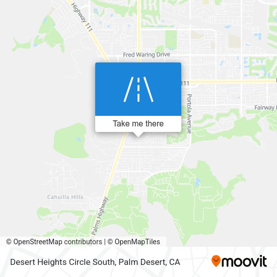 Desert Heights Circle South map