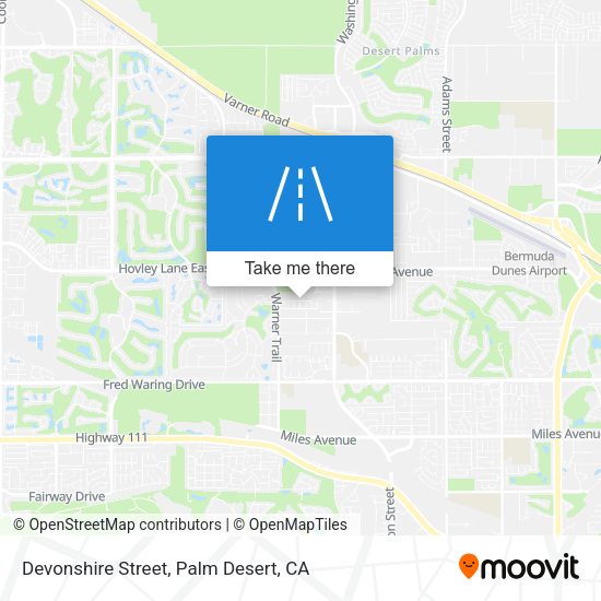 Devonshire Street map