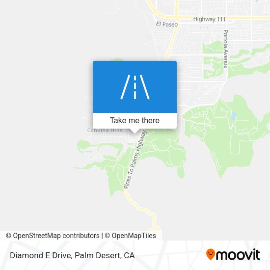 Diamond E Drive map