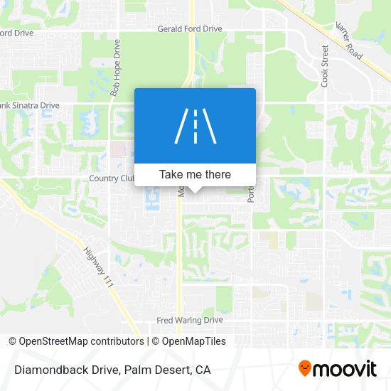 Diamondback Drive map