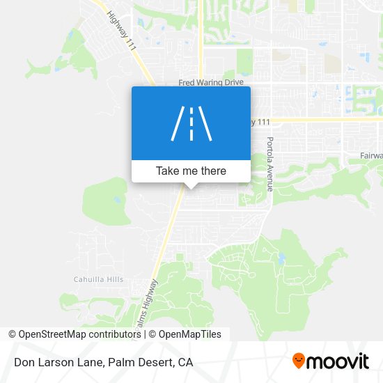 Mapa de Don Larson Lane