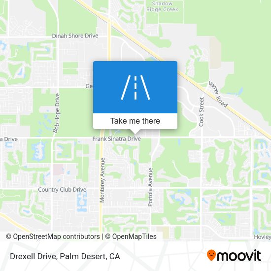 Mapa de Drexell Drive