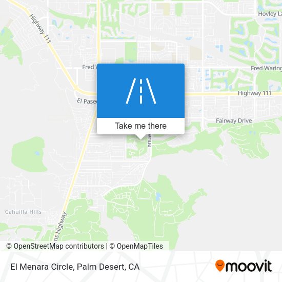 El Menara Circle map