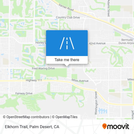 Elkhorn Trail map