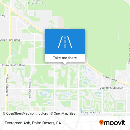 Mapa de Evergreen Ash
