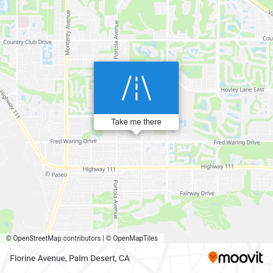 Florine Avenue map