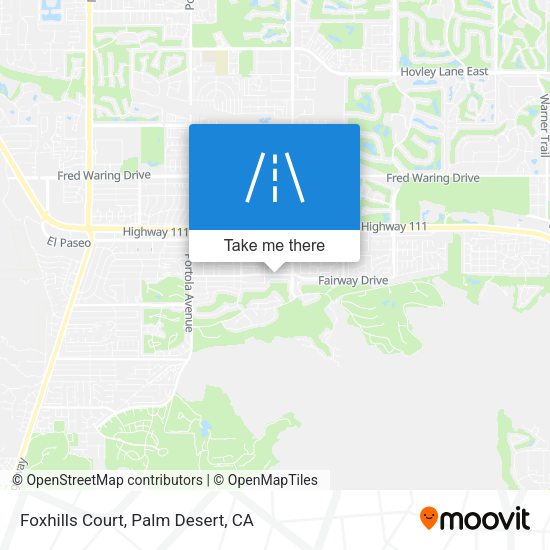 Foxhills Court map