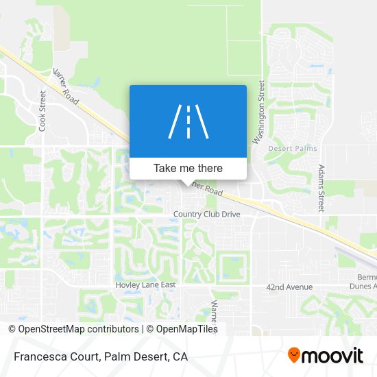 Francesca Court map