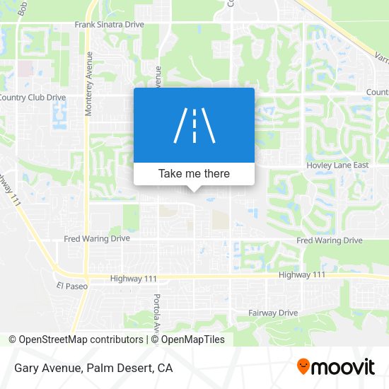 Mapa de Gary Avenue