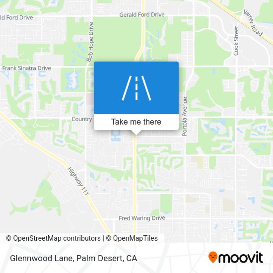 Mapa de Glennwood Lane