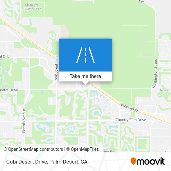 Gobi Desert Drive map
