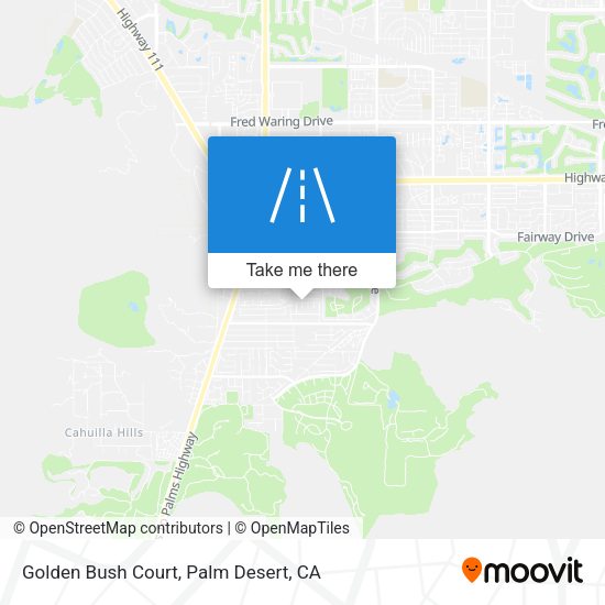 Mapa de Golden Bush Court