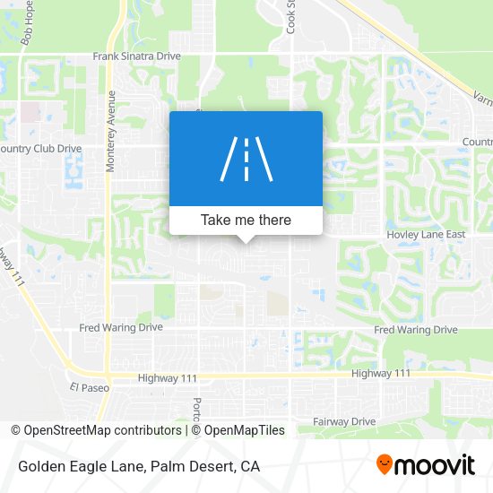 Mapa de Golden Eagle Lane