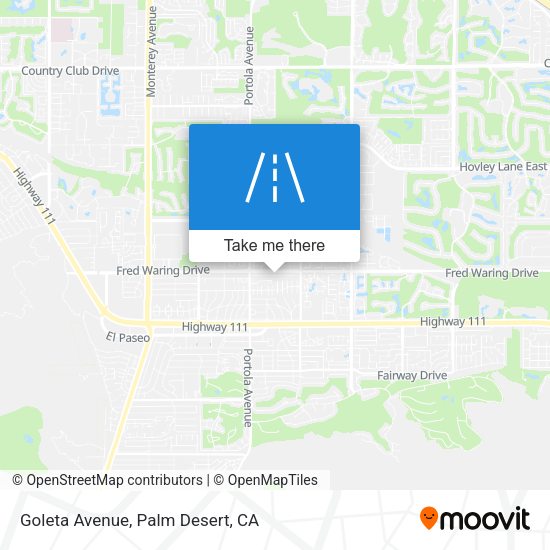 Mapa de Goleta Avenue